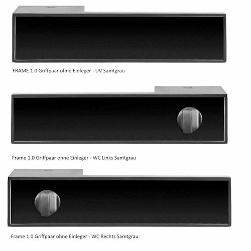 GRIFFWERK Griffpaar FRAME 1.0 ohne Einleger - Design Manufaktur