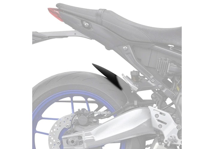 BODYSTYLE Hinterradabdeckungsverlängerung ABS Kunststoff schwarz-matt für YAMAHA Tracer 9 / GT / GT+, Tracer 9 GT / GT+  / Automatik (Y-AMT), XSR900, XSR900 GP