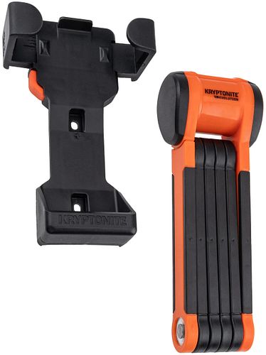 KRYPTONITE Faltschloss Evolution Fold schwarz orange