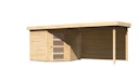 Vorschaubild Karibu Woodfeeling Gartenhaus Schwandorf 3/5 inkl. 275 cm Schleppdach mit Rückwand - 19 mm