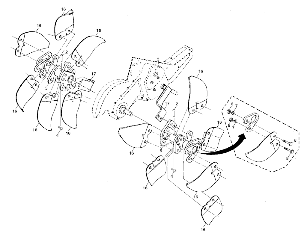 Explosionszeichnung Ersatzteile