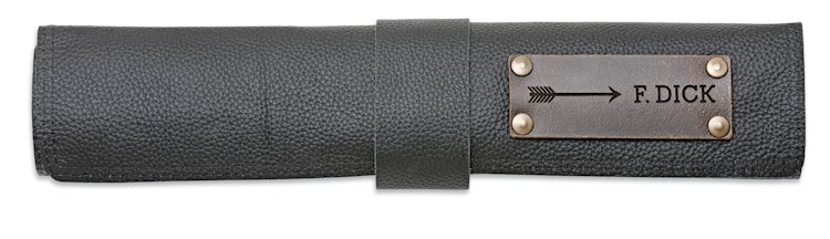 DICK Leder-Rolltasche VIVUM 5-teilig schwarz