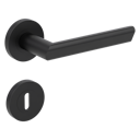 Vorschaubild Griffwerk Türgriff TRI 134 - Schraubtechnik, rund, Graphitschwarz