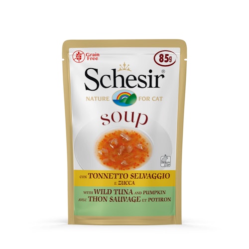Schesir Cat Soup 85 Gramm Katzennassfutter