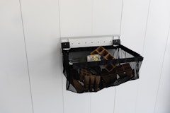 Biohort Einhängesack mit Wandschiene für Gerätehaus Neo Biohort Einhängesack mit Wandschiene für Gerätehaus NeoZubehörbild