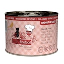 Cats finefood Ragout 190 Gramm Katzennassfutter