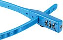 Vorschaubild KRYPTONITE Zahlen-Kabelschloss Click Lock blau