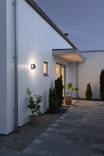 Konstsmide Wandleuchte Matera, HighPowerLED, anthrazit (7948-370)