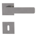 Vorschaubild Griffwerk VAYA 265 MINIMAL MODERN fast2fix  Fast2Fix Rosetten eckig Buntbart Samtgrau