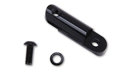 HIGHSIDER pro 16-L Spiegelverlängerung Schwarz glänzend