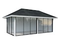 Vorschaubild Palmako Pavillon Bianca 16,6 m² Set 202 Slide - 28 mm