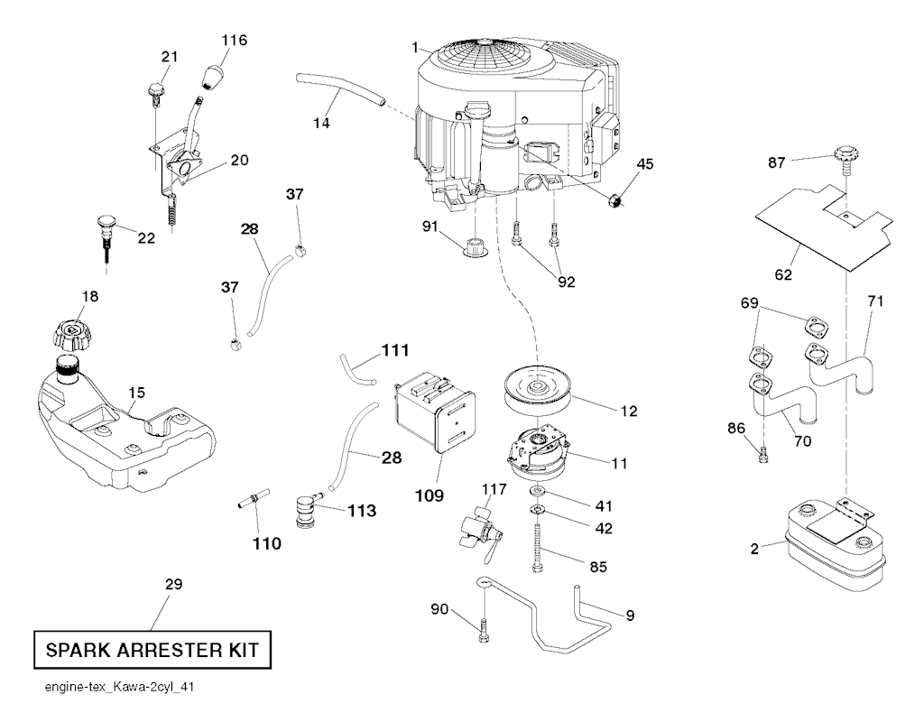 Explosionszeichnung Ersatzteile