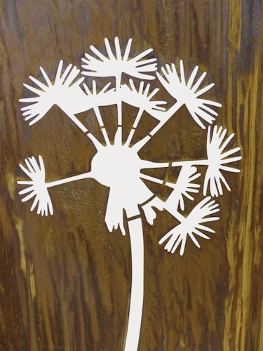 Badeko Parawand „Pusteblume“ in Edelrostoptik