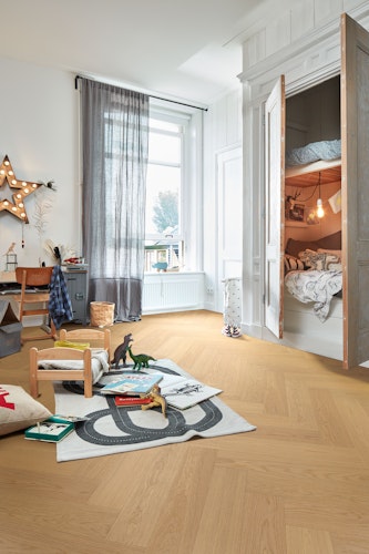 MEISTER Parkettboden MeisterParkett. longlife PS 500 710 x 142 x 13 mm 9013 Eiche harmonisch pure gebürstet ultramattlackiert