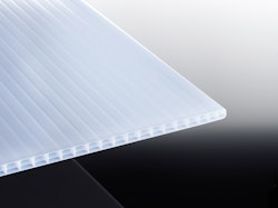T&J TEJEPOLY POLYCLEAR Stegdreifachplatte Weiß-Opal