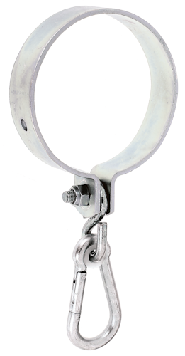 Alberts® Schaukelschelle, für Rundholz, galvanisch verzinkt dickschichtpassiviert, Schelle ⌀120 mm 207519