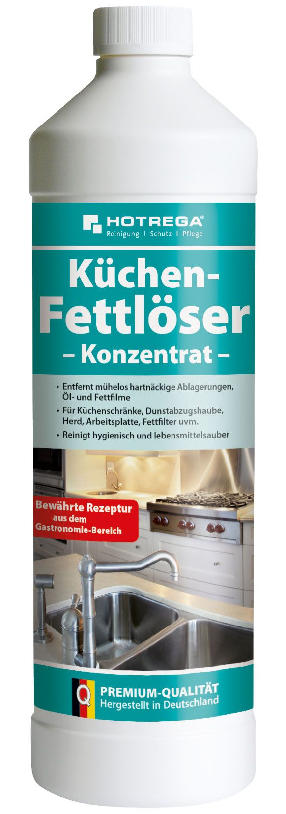 Hotrega Küchen-Fettlöser 1 Liter Flasche (Konzentrat)