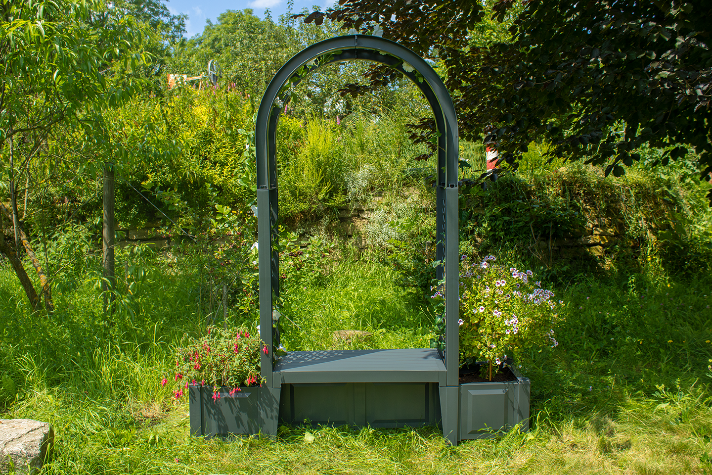 KHW Gartenbank "Brüssel", anthrazit