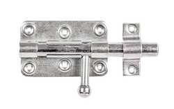 Bolzen-Schlossriegel galvanisch verzinkt dickschichtpassiviert Ø16x99x60 mm