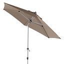 Vorschaubild doppler Mittelmastschirm EXPERT 280 Auto-Tilt, Aluminium Silber / 100 % Polyester 180 g/m²