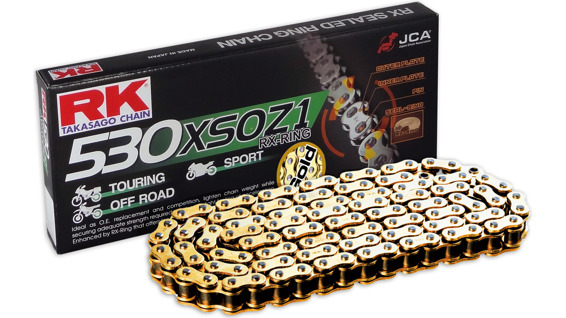 RK Kette GB530XSOZ1, 122 Glieder