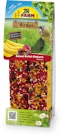 JR FARM Birdys Papagei Banane-Dattel-Himbeere (2 Stück) Vogelsnack