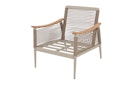 Vorschaubild Garden Pleasure Lounge-Gruppe TULUM, Alu Sandbeige / Nonwood / Rope Beige / Kissen 100 % Polyester Beige