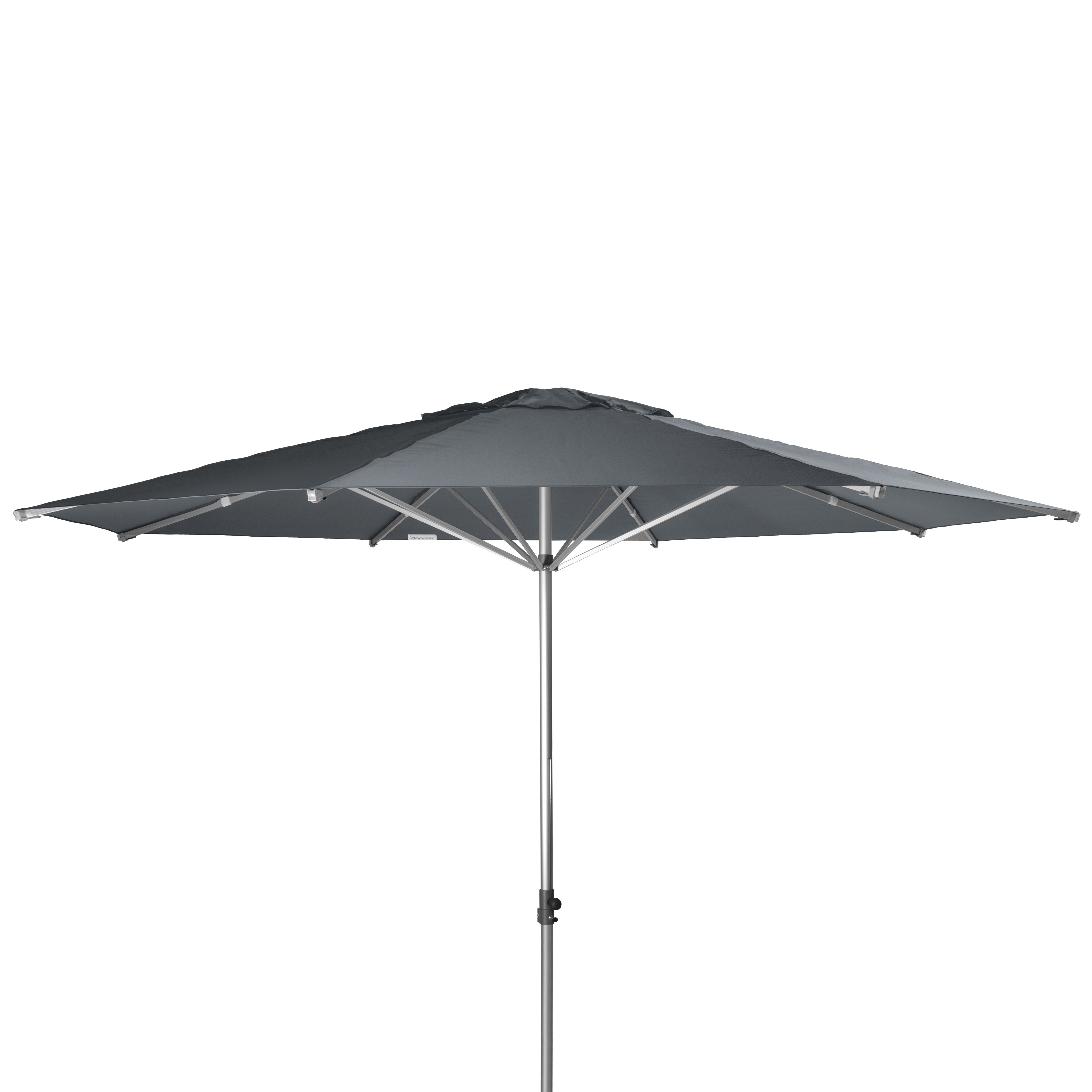 doppler Mittelmastschirm ALU EXPERT 400 Telescope, Aluminium Silber / 100 % Polyester 180 g/m²