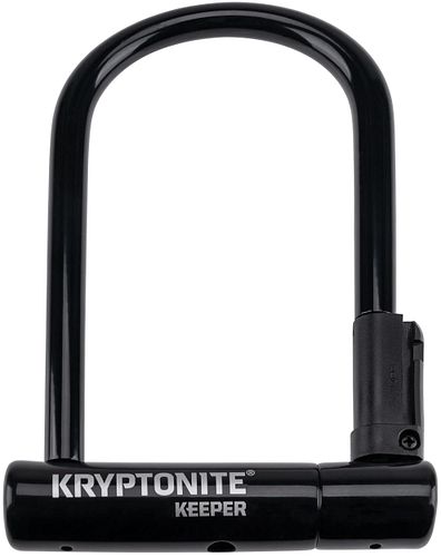 KRYPTONITE Bügelschloss Keeper Standard schwarz/grau