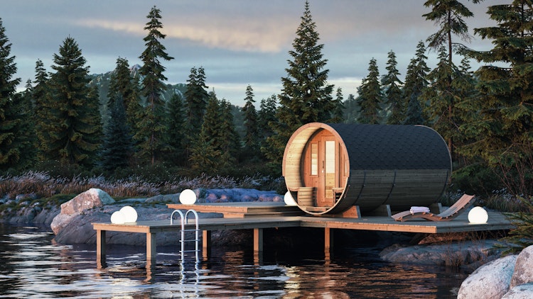 Wolff Finnhaus Saunafass 400 de luxe