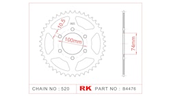 RK Kettenrad 4476