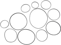 SRAM Stealth Ring-Set 12-fach schwarz
