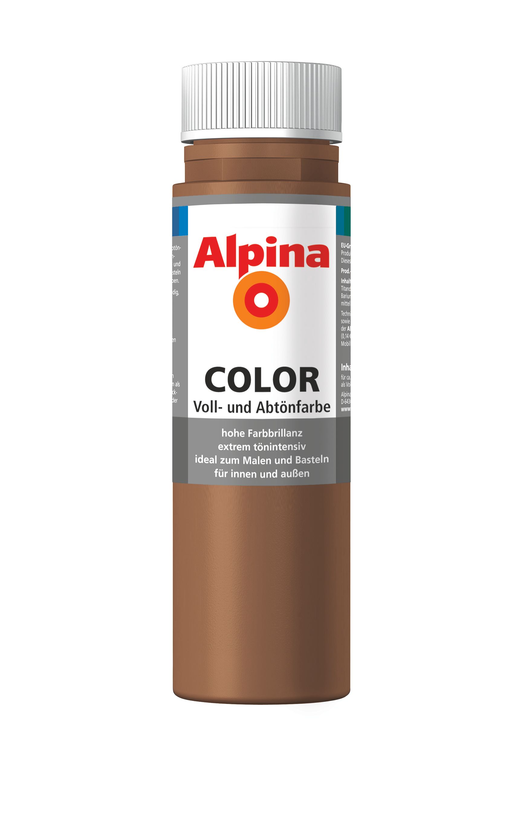 Alpina Color Abtönfarbe "Candy Brown"