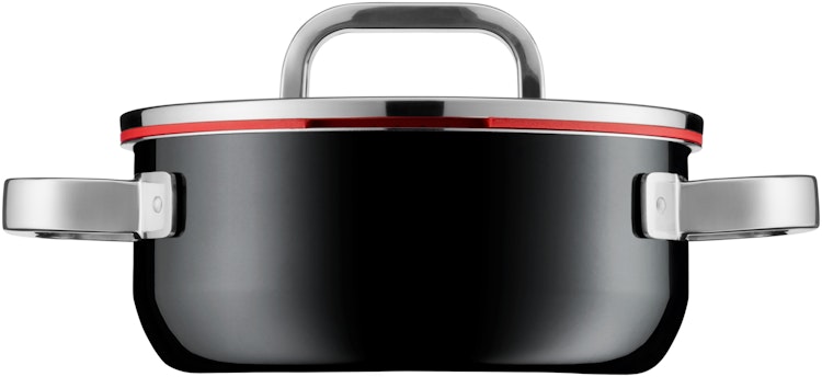 WMF Fusiontec Functional Bratentopf mit Glasdeckel, 20 cm, Black
