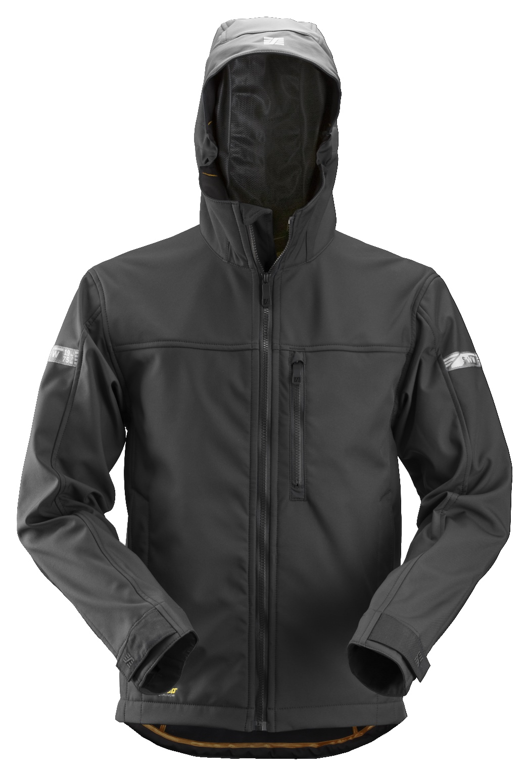 Snickers AllroundWork, Softshell-Arbeitsjacke mit Kapuze 8 navy-schwarz
