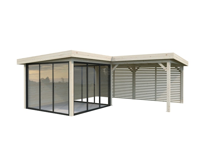 Palmako Carport/Pavillon Connect Lenna 24,9 m² Set 411 Slide