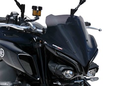 ERMAX Naked-Bike-Scheibe Acrylic durchsichtig Schwarz getönt für YAMAHA MT-10 / SP
