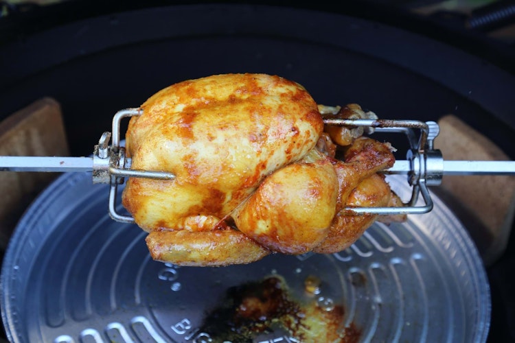 Big Green Egg Rotisserie LetzQ für das Big Green Egg XL