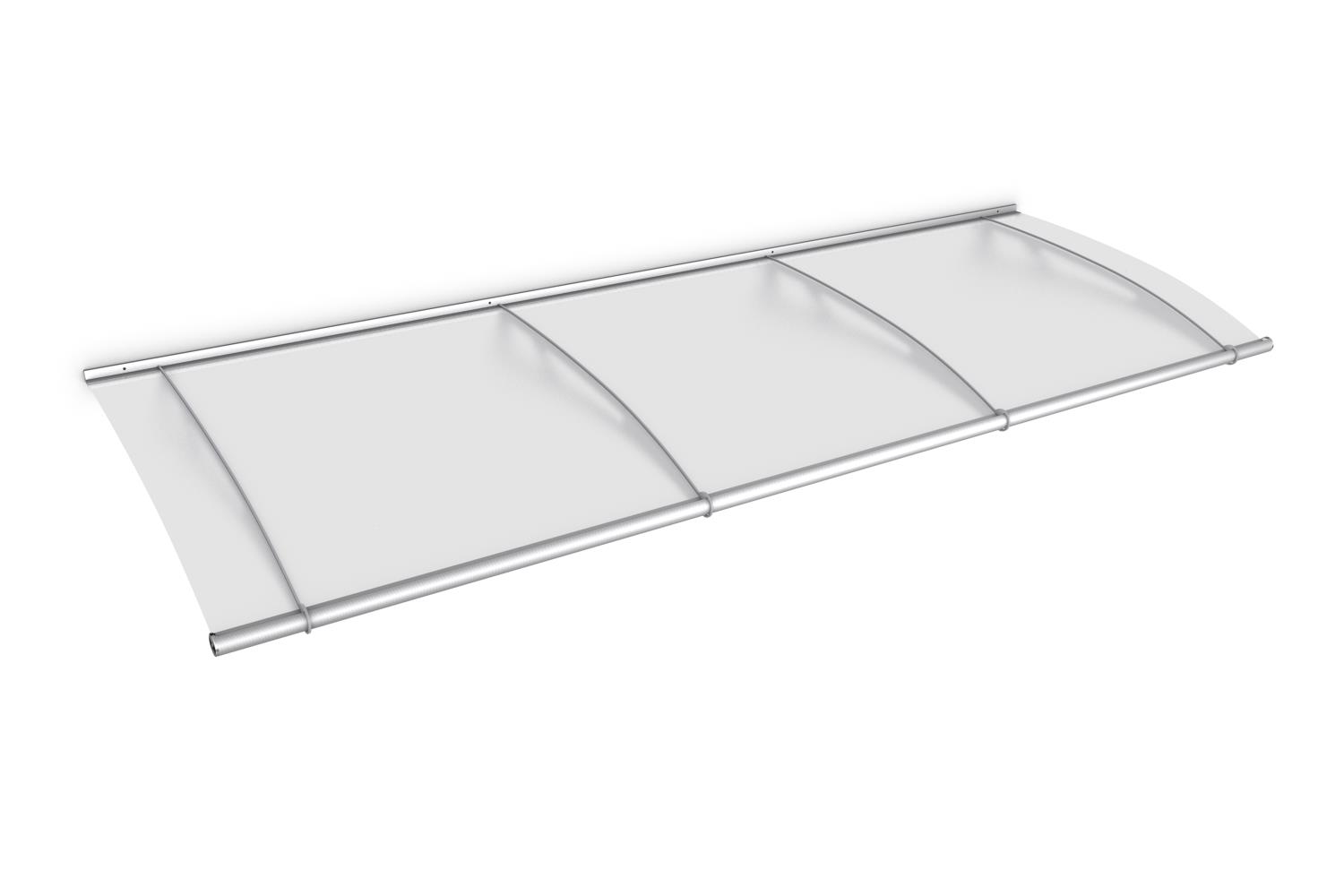 Gutta Pultvordach PT/L Edelstahl 4 mm, satiniert weiß L(W)270