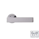 Vorschaubild GRIFFWERK Griffgarnitur CUBICO Piatta R-Edelstahl matt DESIGN MANUFAKTUR-AUSLAUF-abverkauft