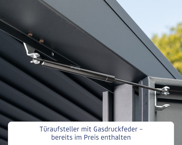 Hörmann Metall-Gerätehaus EcoStar Premiumline mit Satteldach
