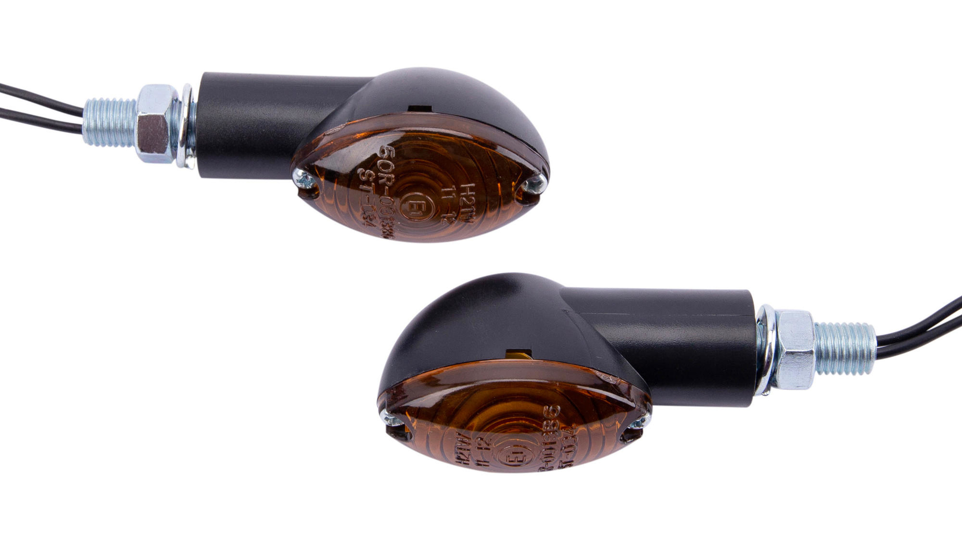 Spec X Blinker Cat`s Schwarz Getönt 20 mm Lang