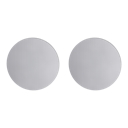Vorschaubild Griffwerk PIATTA -Edelstahl matt Rosettenpaar rund -Klebetechnik -Blind
