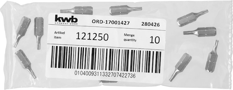 kwb Bit 25mm Torx 10 Industry LS 121250