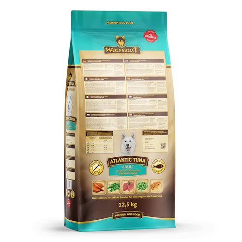WOLFSBLUT Atlantic Tuna Thunfisch mit Meeressalat Hundetrockenfutter