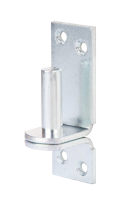 Alberts® Kloben auf Platte,galvanisch verzinkt dickschichtpassiviert, Dorn ⌀13 mm, Abstand 25 mm,Platte HxB100x35 mm 311438