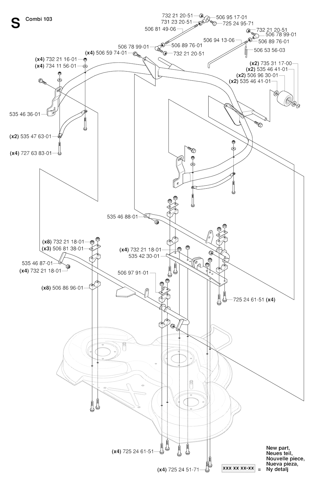 Explosionszeichnung Ersatzteile