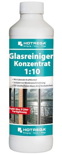Hotrega Glasreiniger-Konzentrat 1:10 500 ml Flasche (Konzentrat)