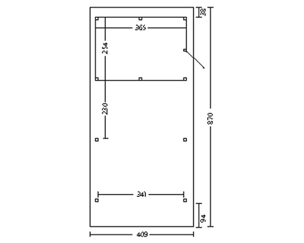 Skan Holz Wendland - Walmdach Carport aus Leimholz Breite 409 cm