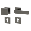 Vorschaubild Griffwerk Wechselgarnitur VAYA 265 MINIMAL MODERN fast2fix Fast2Fix  Rosetten eckig Knopf SQUARE Kaschmirgrau R